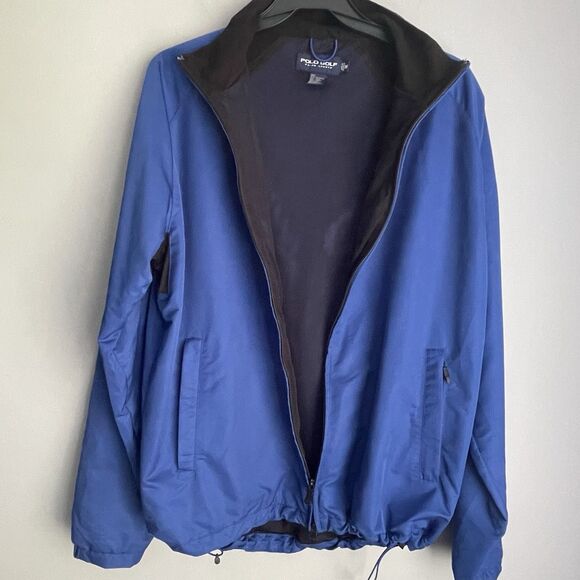 Ralph Lauren Polo Golf Jacket Men’s Size Medium Blue Full Zip Long Sleeve - Picture 5 of 16
